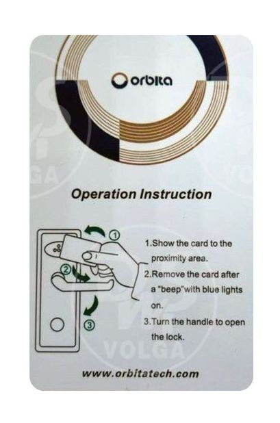 Бесконтактная RFID карта доступа Mifare ORBITA 1K